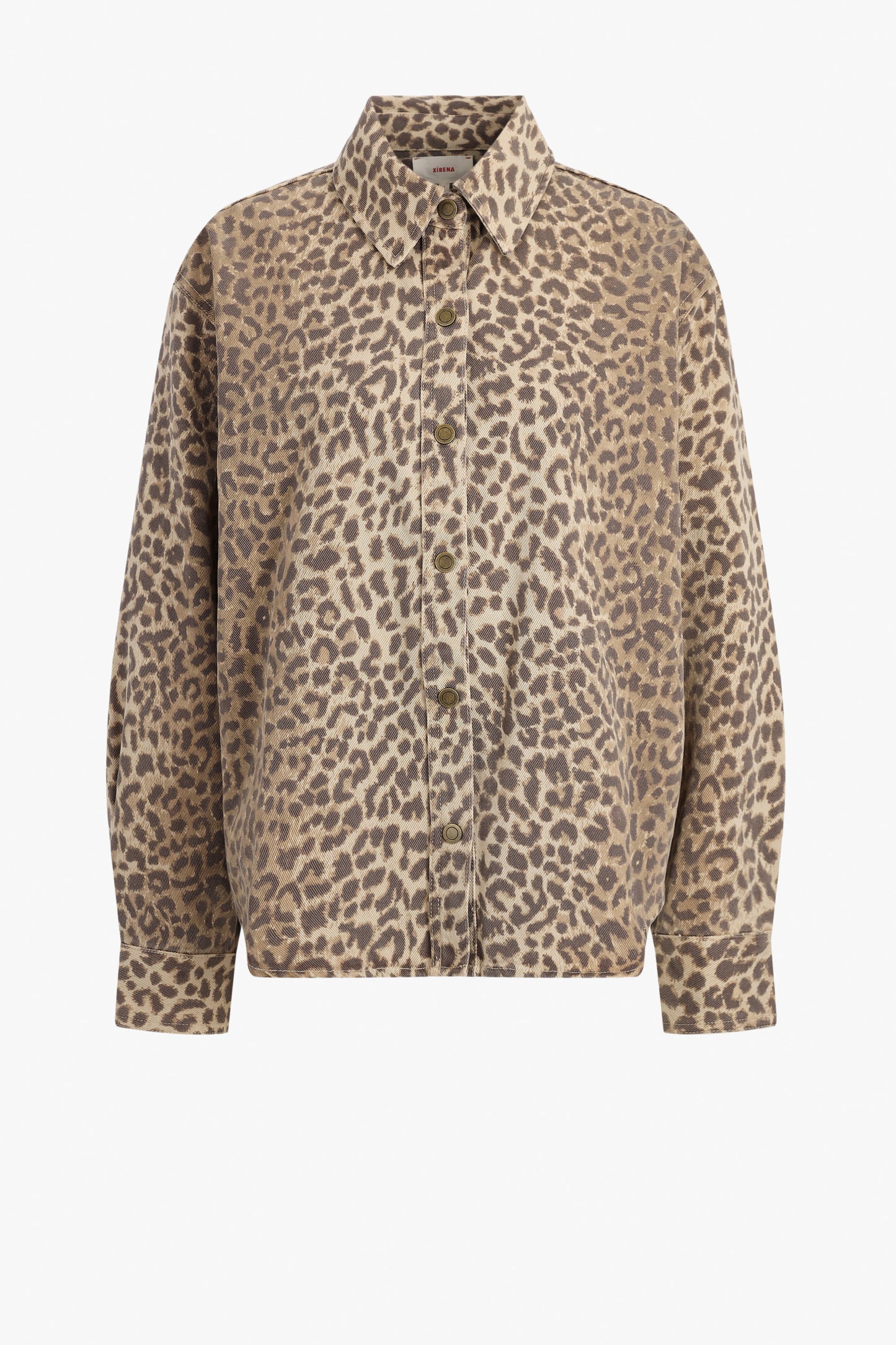 Gia spijkerblouse in sabel