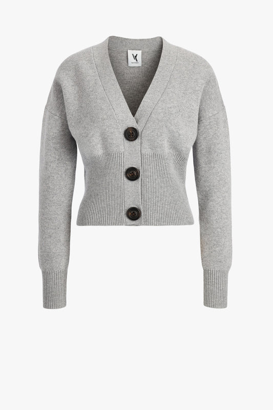 Cardigan Sabrina in Earl Grey