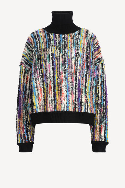 Rollkragenpullover Boucle in SchwarzMissoni - Anita Hass