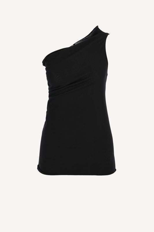 Athena knitted top in black