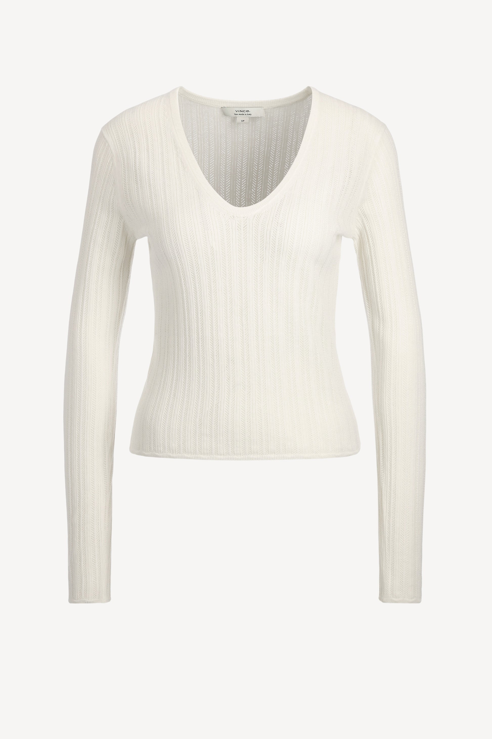 Pullover Pointelle in Off WhiteVince - Anita Hass