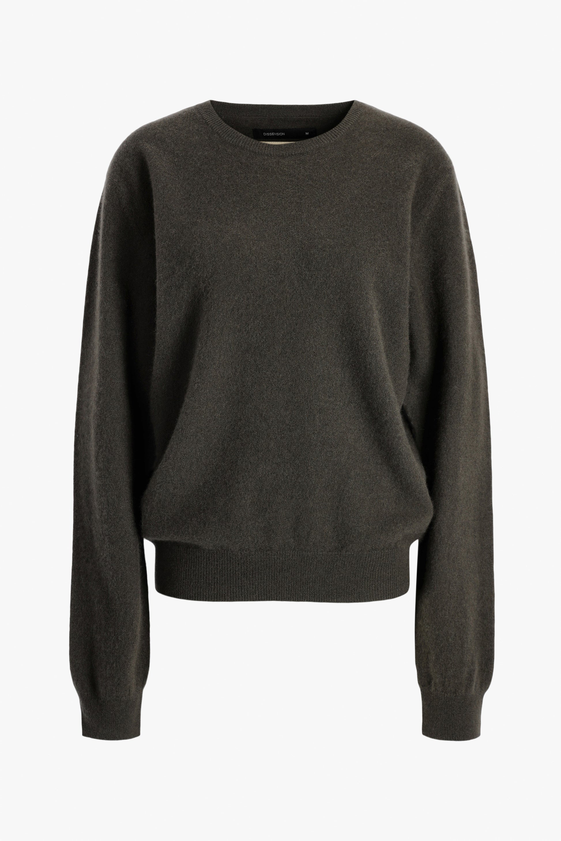 Pullover Mini R-Neck in Black OliveFrenckenberger - Anita Hass