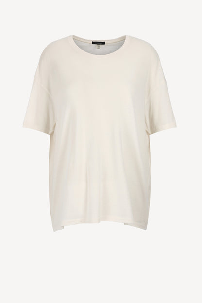 T-Shirt Boxy Seamless in Cashmere WhiteR13 - Anita Hass