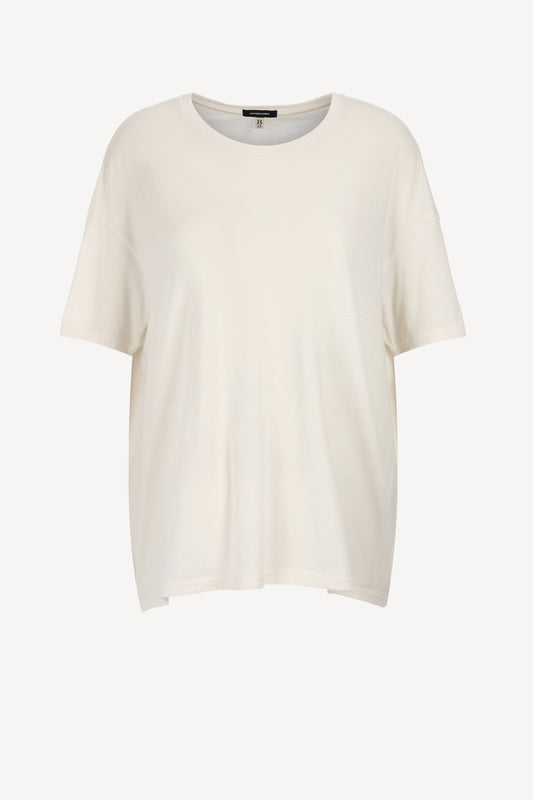 T-Shirt Boxy Seamless in Cashmere WhiteR13 - Anita Hass