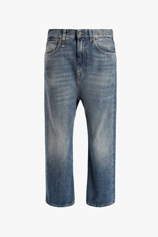 Getailleerde Drop jeans in Kellen Blue