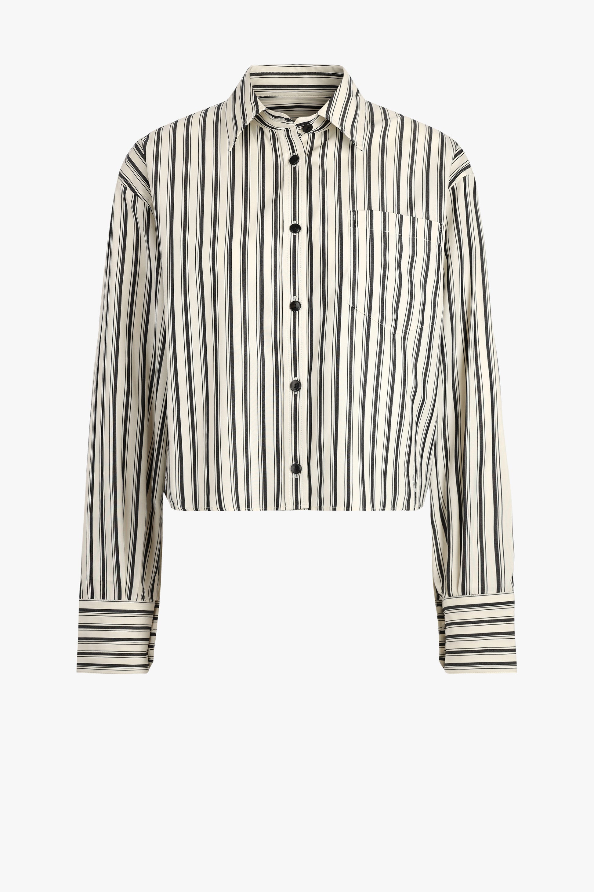 Bluse Cropped in Ivory/BlackMaria McManus - Anita Hass