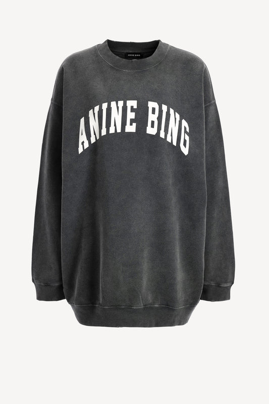 Sweatshirt Tyler in Washed BlackAnine Bing - Anita Hass