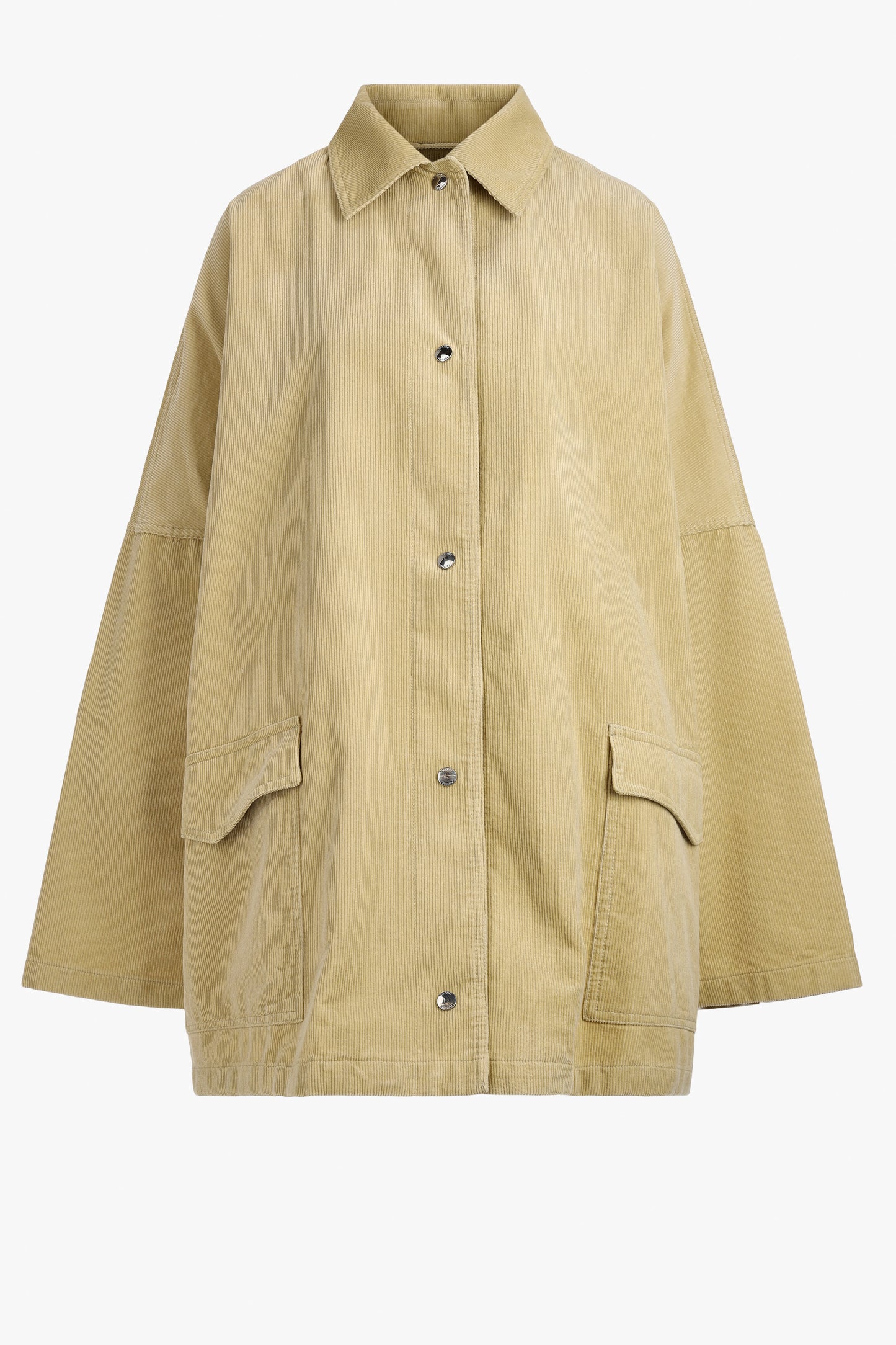 Kordjacke in Beige