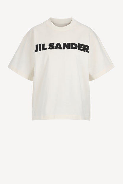 T-Shirt Logo in WeißJil Sander - Anita Hass