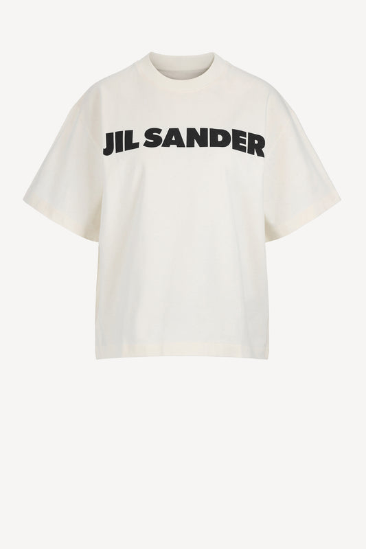 T-Shirt Logo in WeißJil Sander - Anita Hass