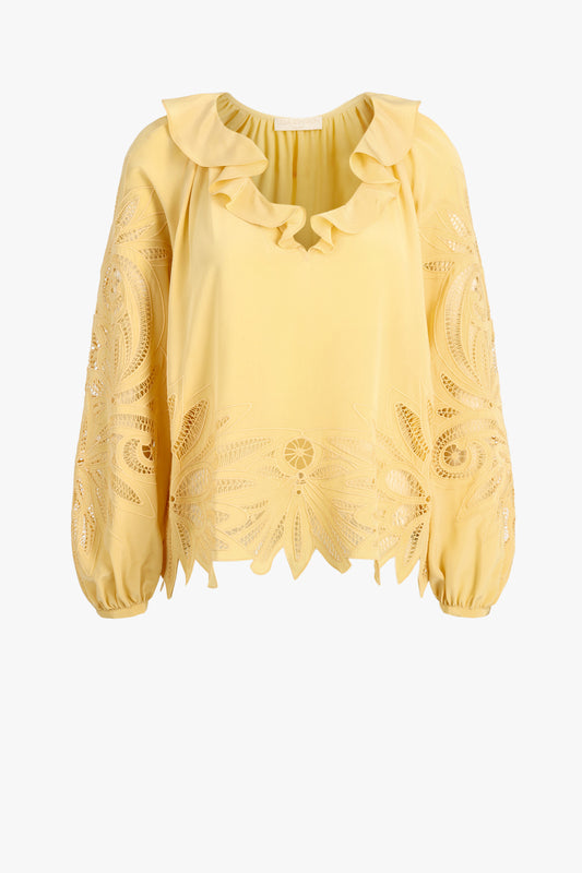 Bluse Adonis Lace in DandelionUlla Johnson - Anita Hass