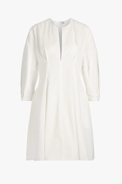 Kleid Balloon Sleeve in WeißToteme - Anita Hass