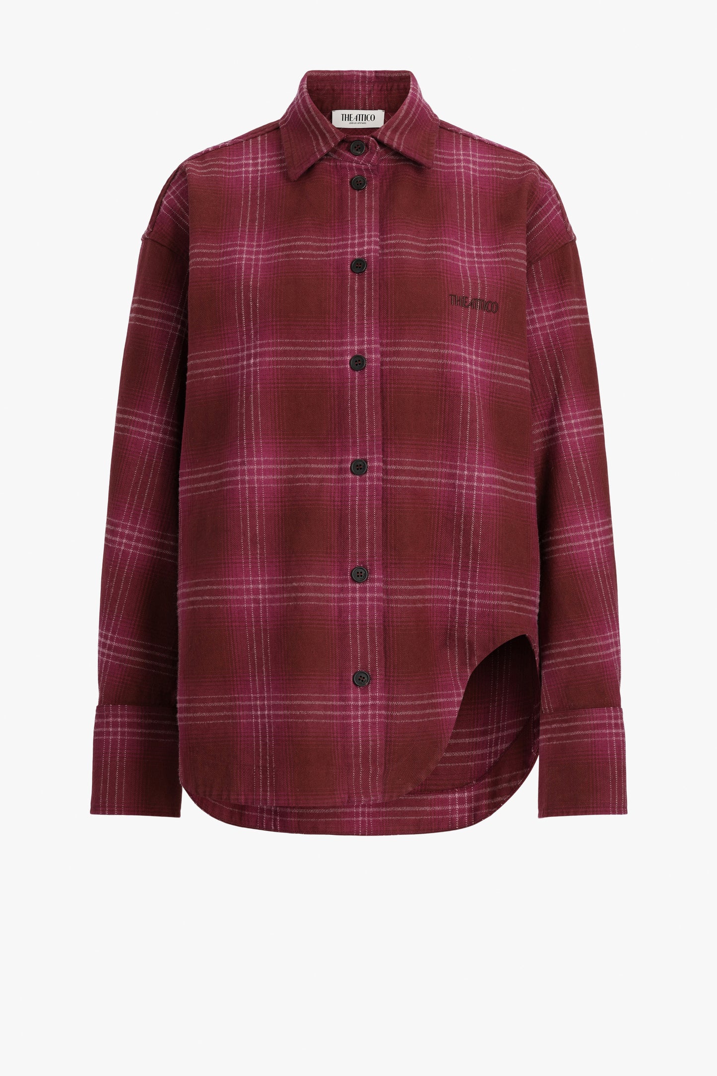 Bluse in Checked BurgundyThe Attico - Anita Hass