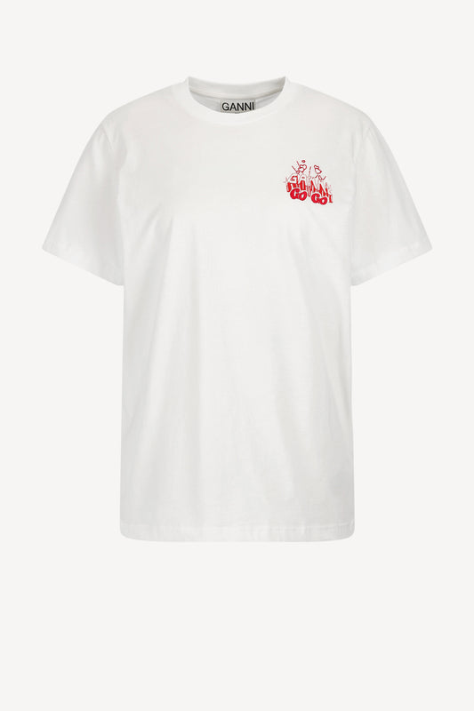 T-shirt GoGo en blanc
