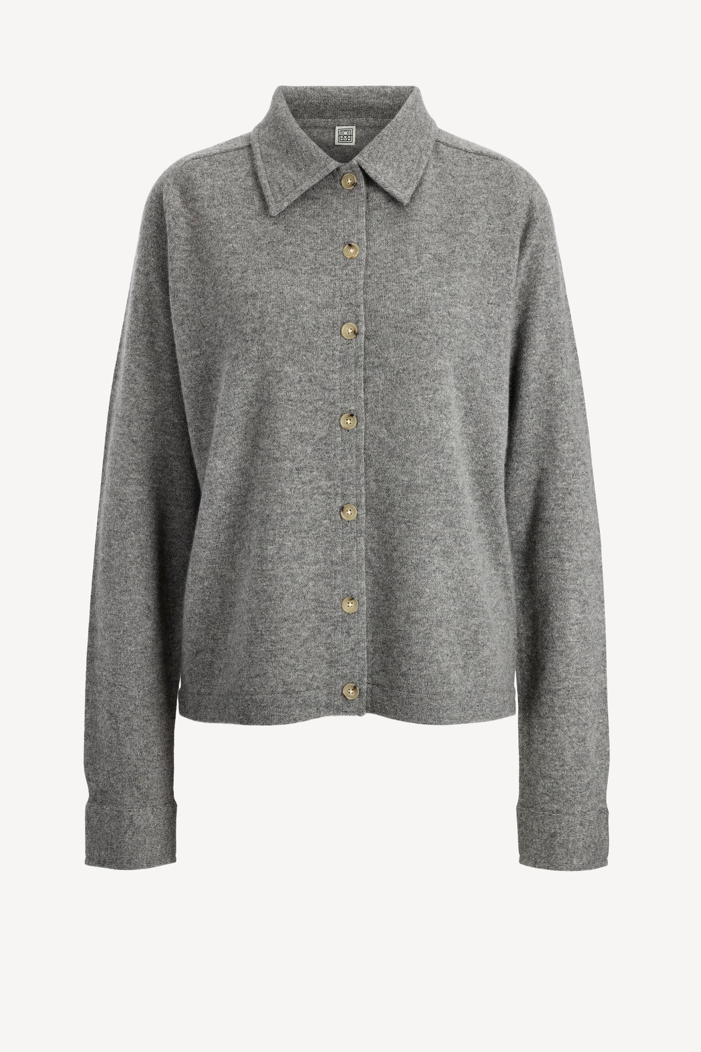 Cardigan Raglan-Sleeve in Grey MelangeToteme - Anita Hass