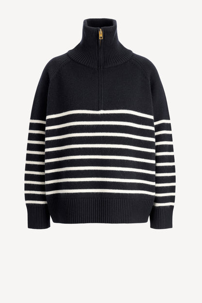 Pullover Ganze in Dark Navy/IvoryNili Lotan - Anita Hass