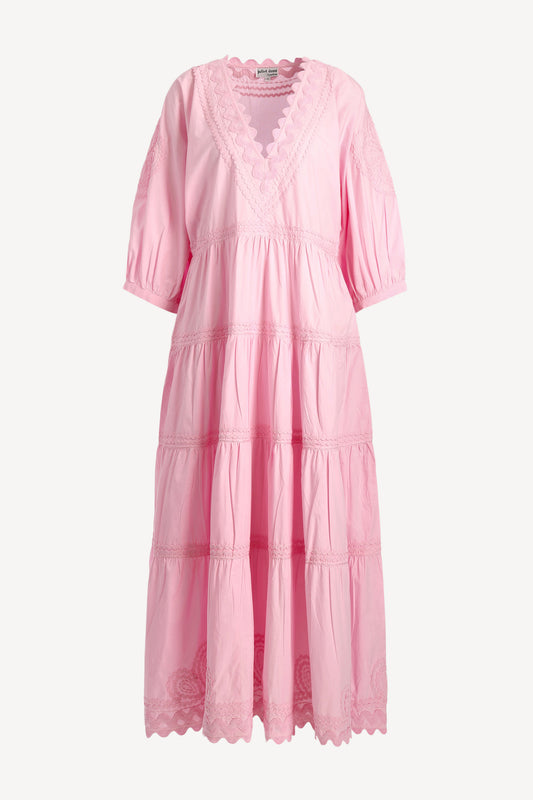 Maxi dress in pale pink
