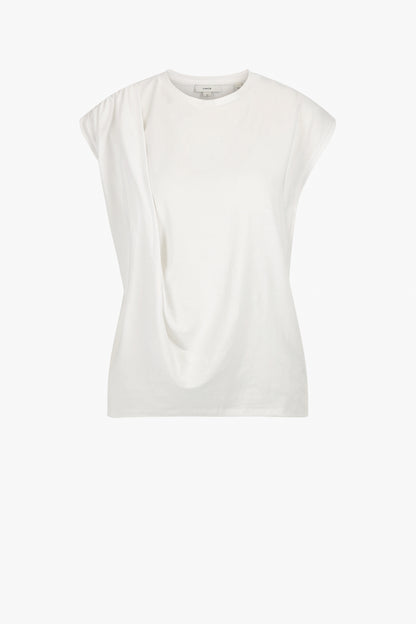 Top Relaxed Drape in Optic WhiteVince - Anita Hass