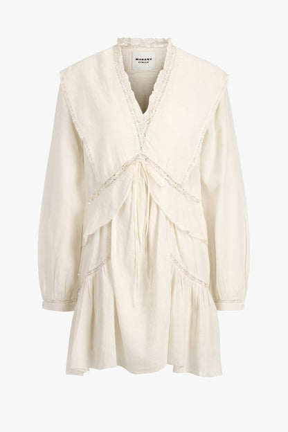 Kleid Damya in EcruMarant Etoile - Anita Hass