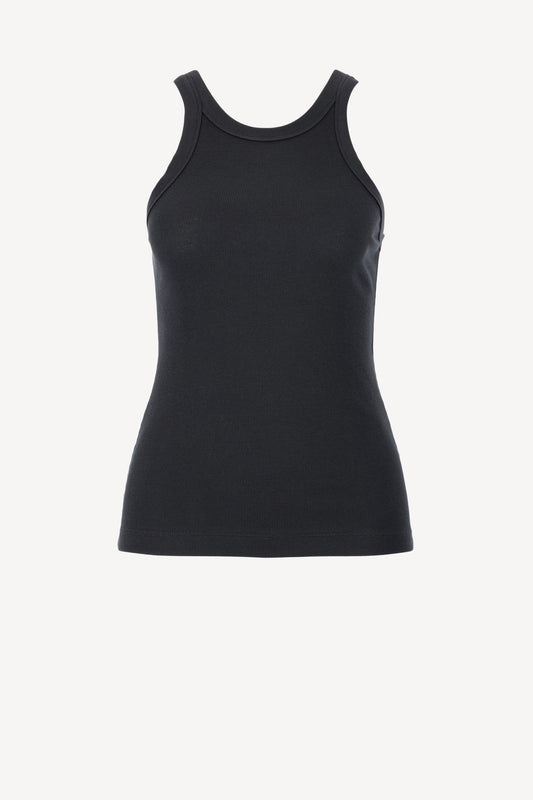 Tank Top Curved in SchwarzToteme - Anita Hass