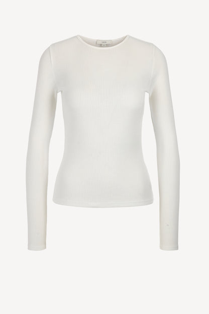 Longsleeve Pima Ribbed in Off WhiteVince - Anita Hass