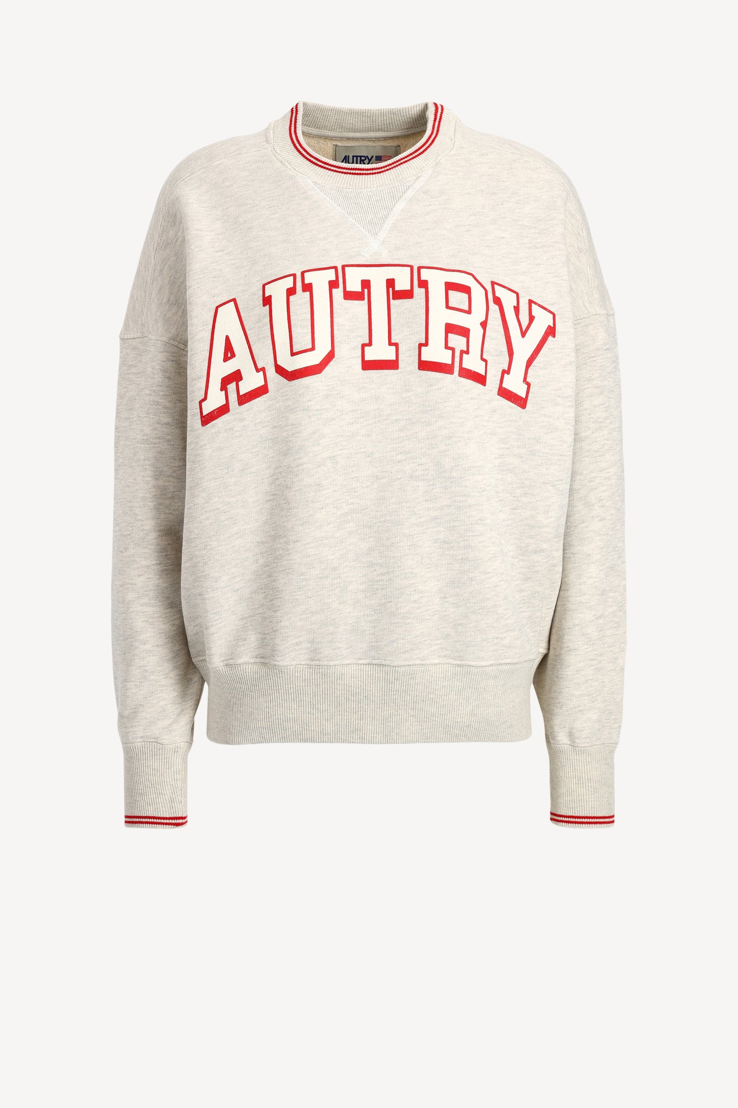 Sweatshirt in Grau/RotAutry - Anita Hass