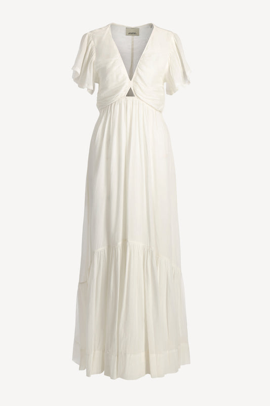 Agathe dress in white