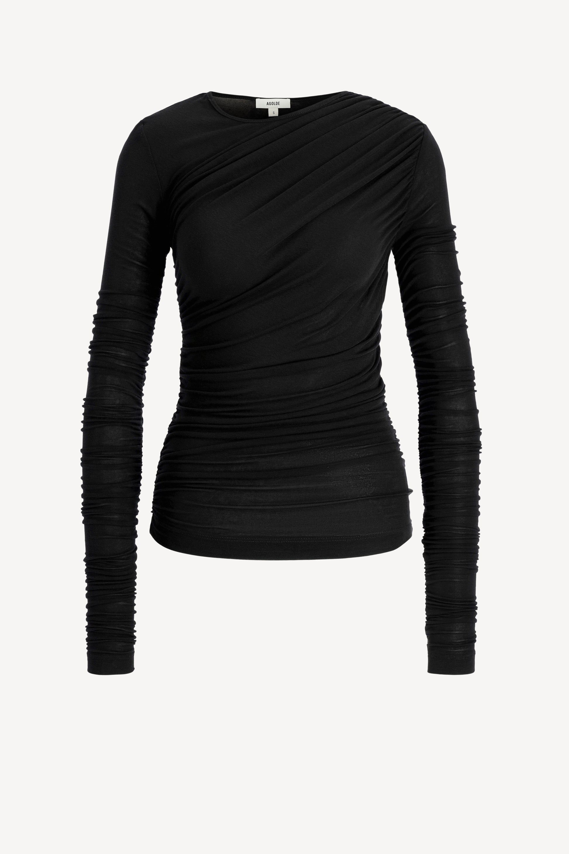 Longsleeve Tania Twist in SchwarzAgolde - Anita Hass