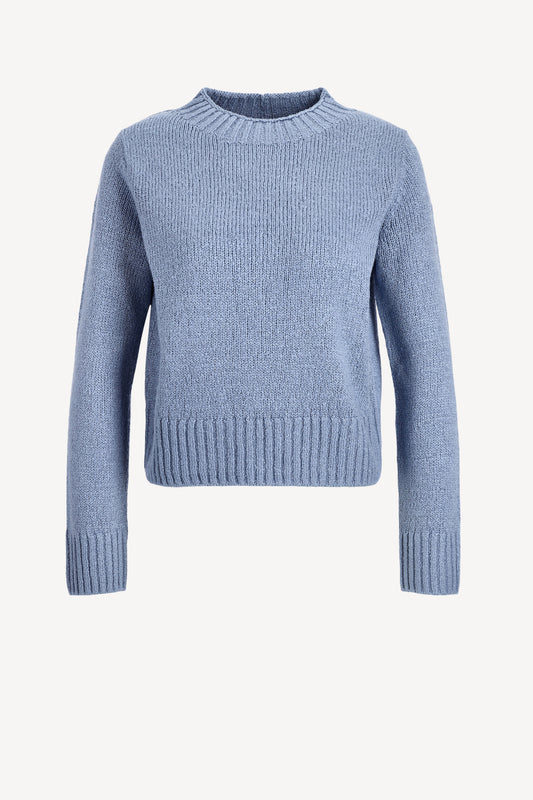 Pullover Plush Crew in Azure GemVince - Anita Hass