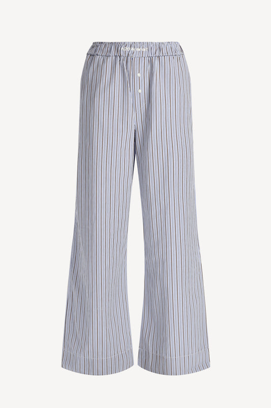 Pantalon PJ à rayures bleues