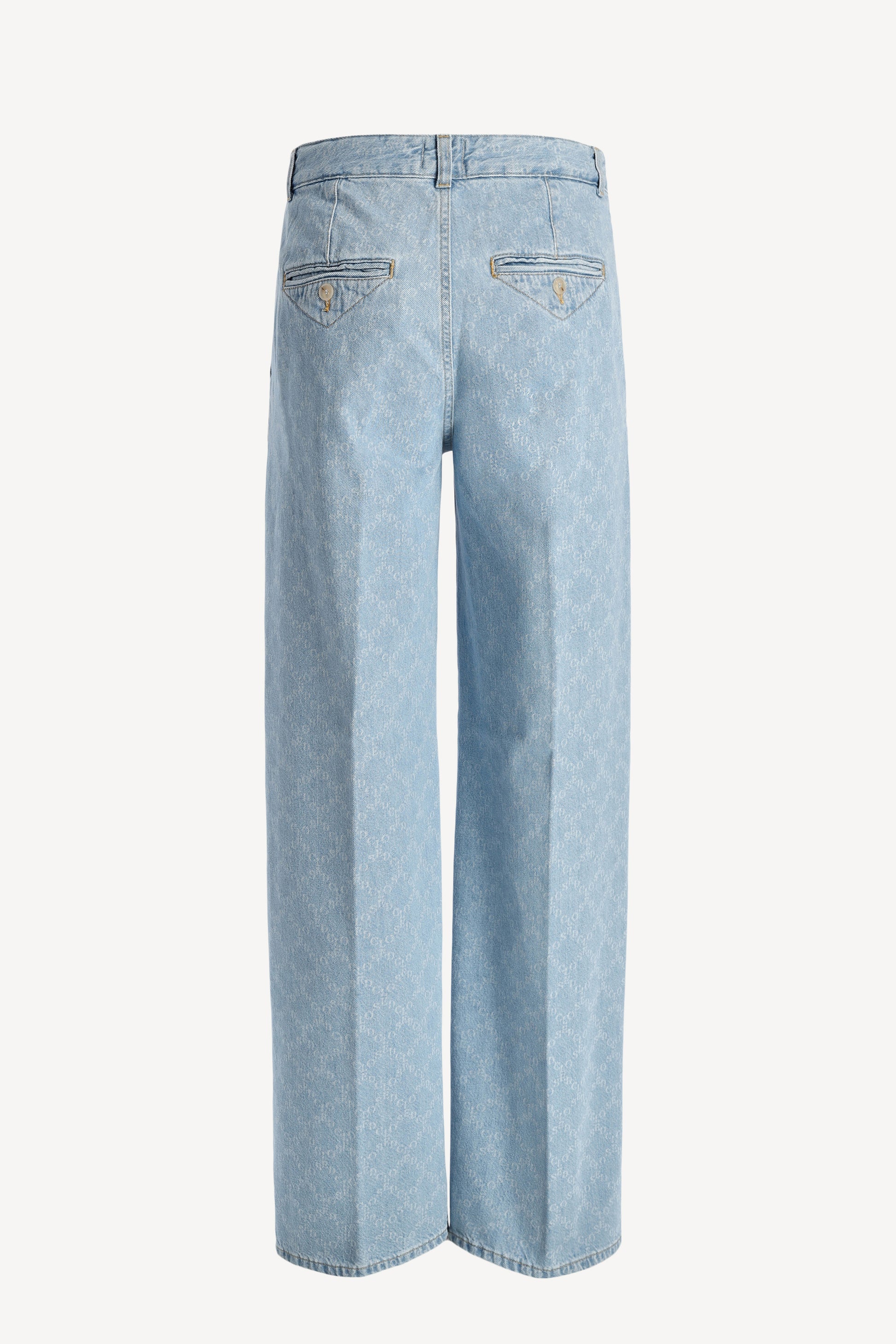 Jeans Jurdy Print in Light BlueClosed - Anita Hass