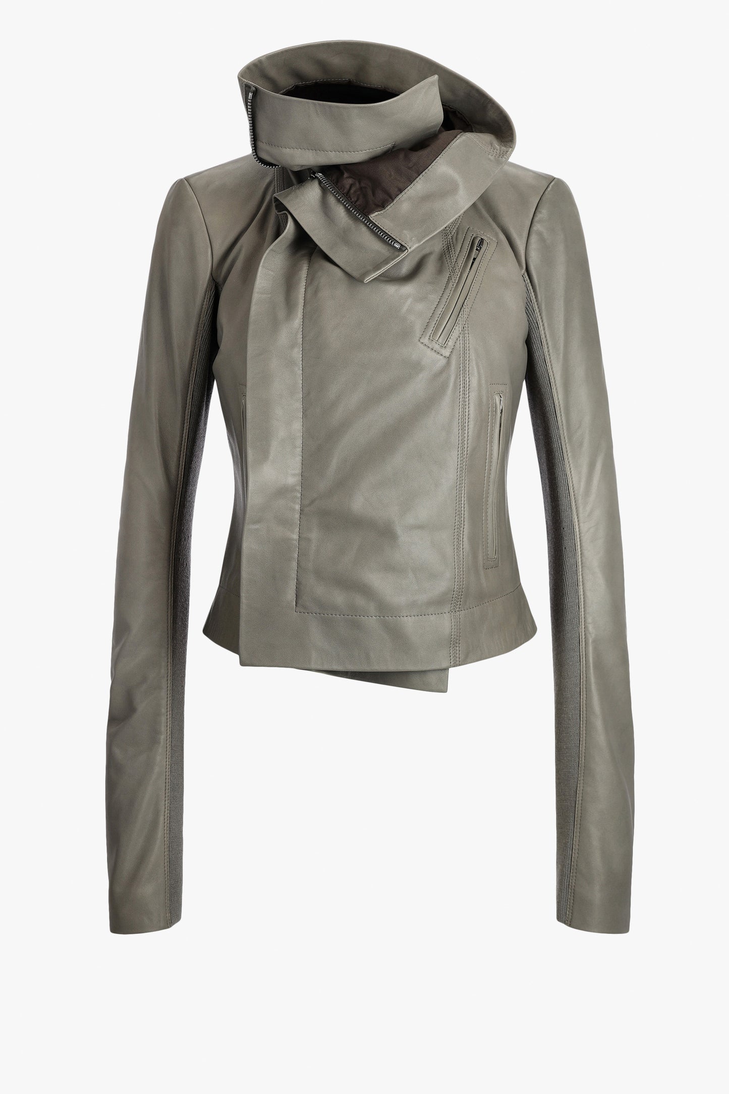 Lederjacke in Washed IndigoRick Owens - Anita Hass