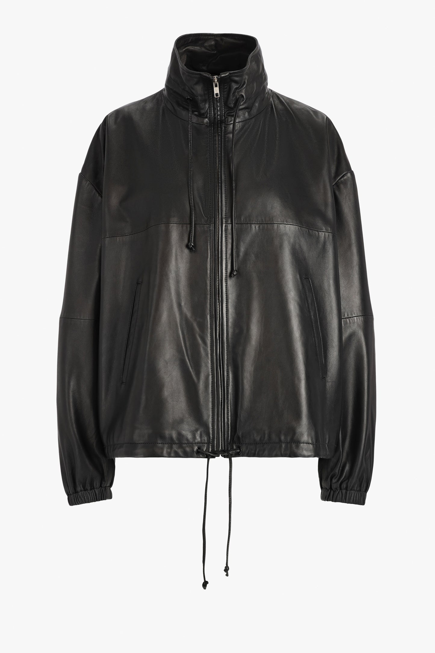 Jordan leather jacket in black