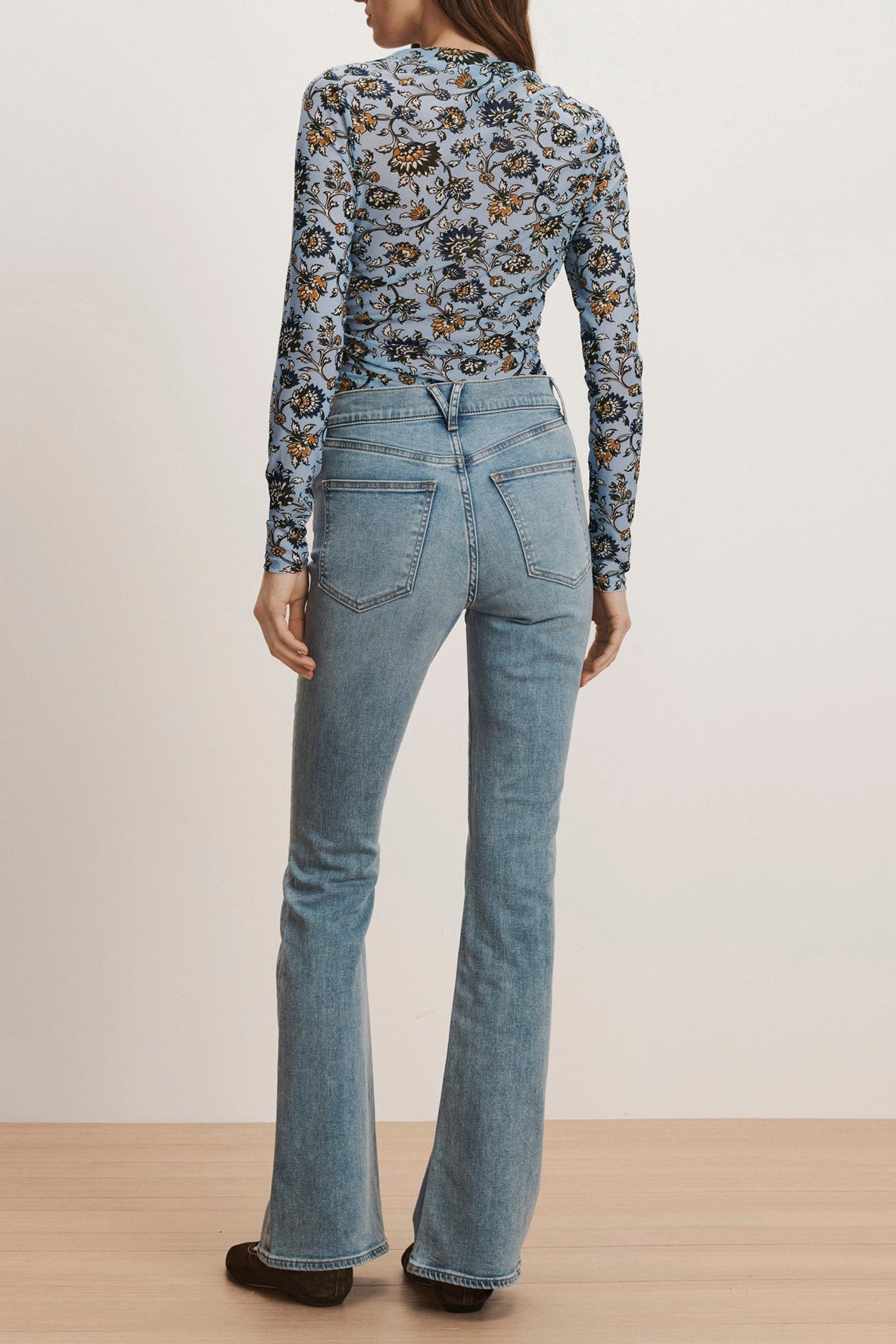 Beverly jeans in Riviera Breeze