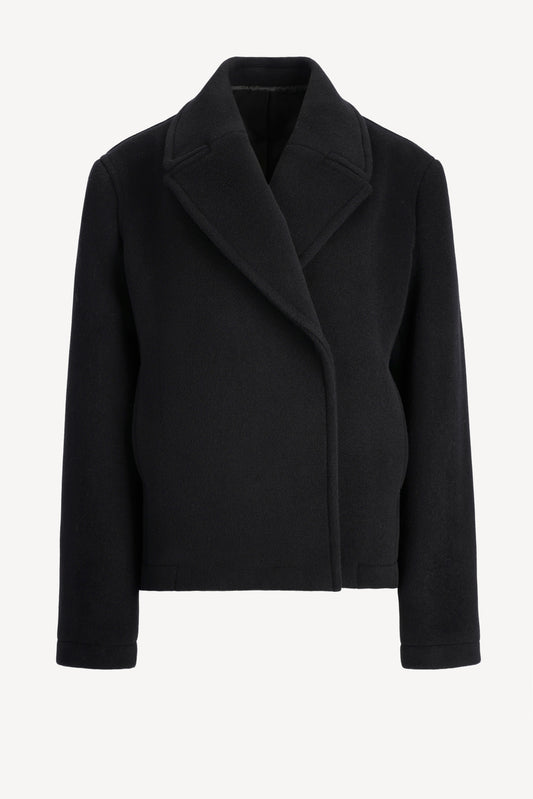 Jacke Cropped Peacoat in SchwarzToteme - Anita Hass