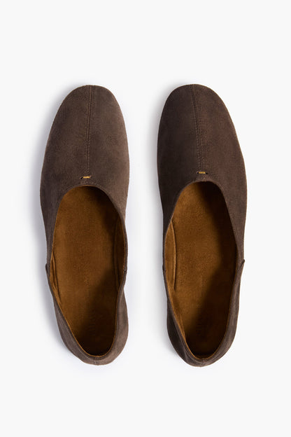 Slipper Jane in Sable SuedeKhaite - Anita Hass