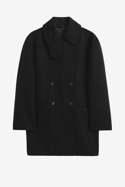 Jacke Broad Peacoat in SchwarzToteme - Anita Hass