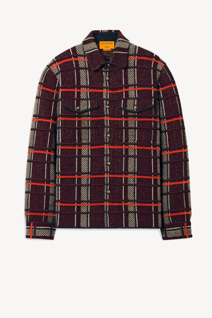 Jacke Plaid Work Shirt in Plum ComboGuest in Residence - Anita Hass