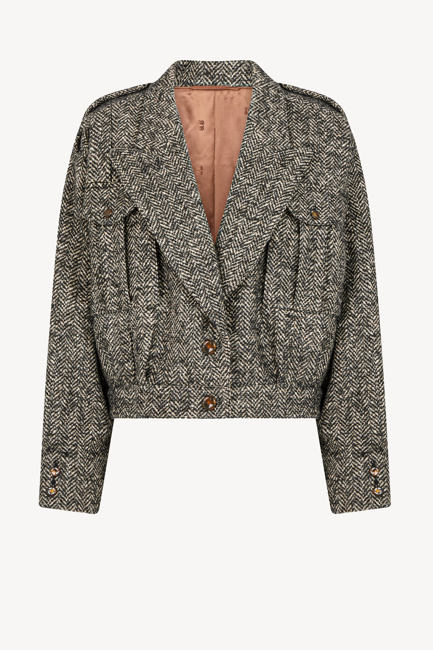 Jacke Serama in Herringbone