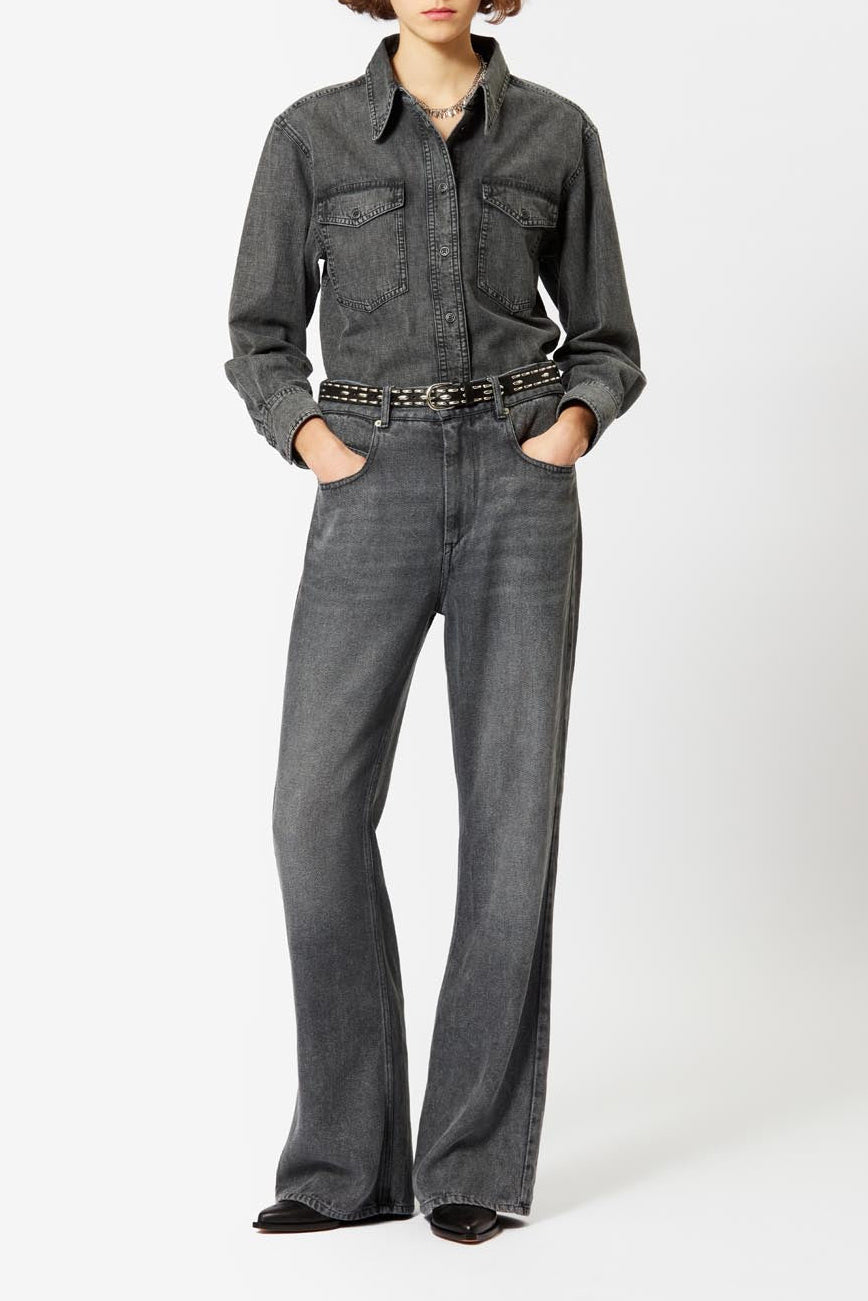 Jeans Belvira in Light GreyIsabel Marant - Anita Hass