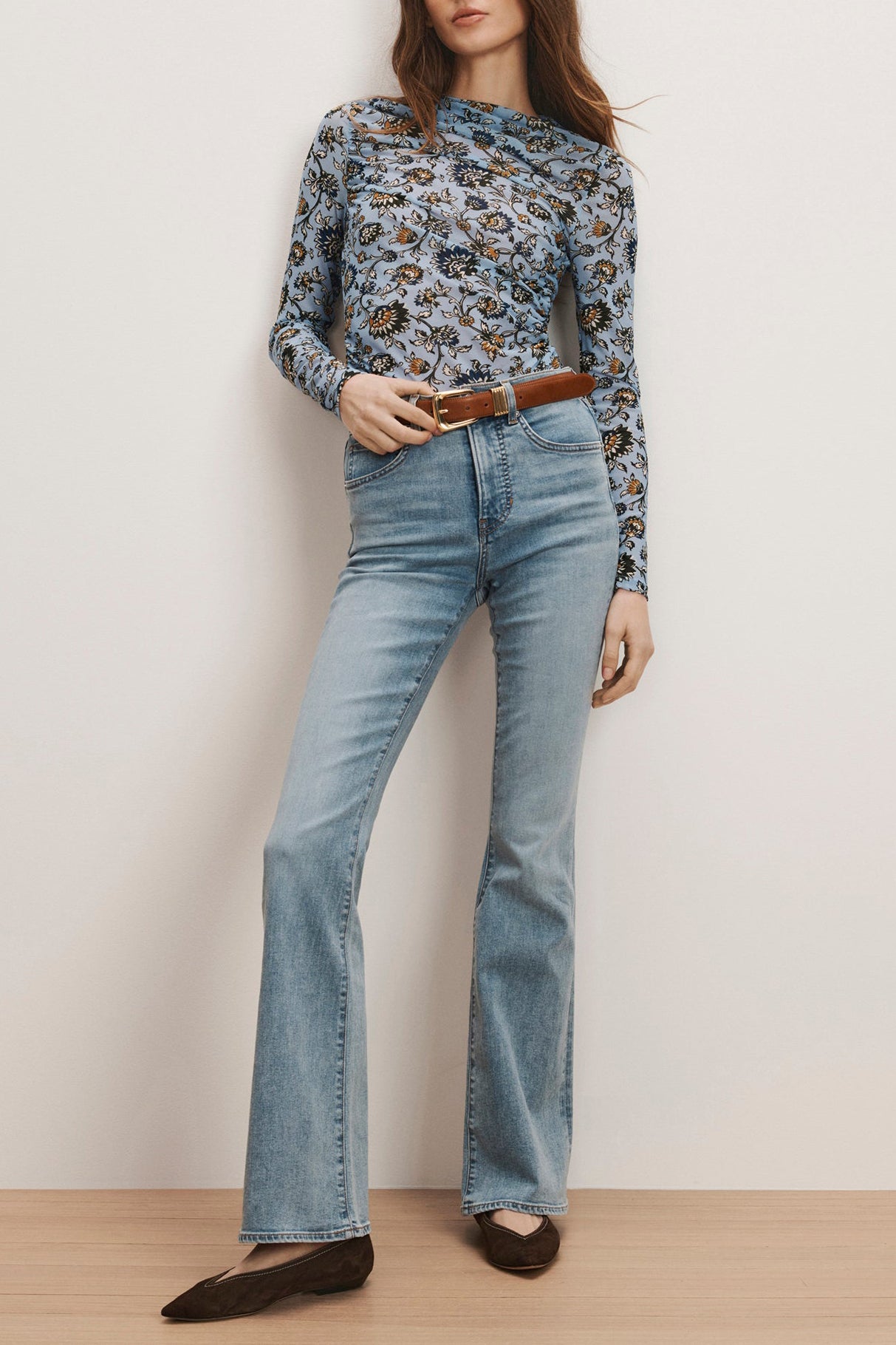 Beverly jeans in Riviera Breeze