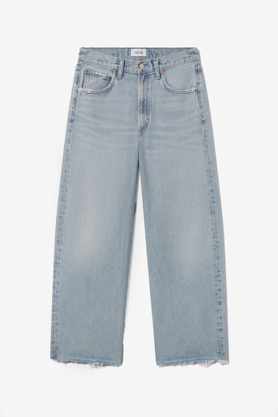 Jeans Low Curve Fray in ForceAgolde - Anita Hass