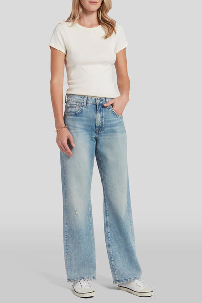 Jeans Tess Frost in Light Blue7 For All Mankind - Anita Hass