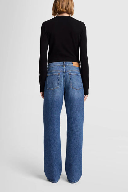 Jeans Tess Santa Cruz in Mid Blue7 For All Mankind - Anita Hass