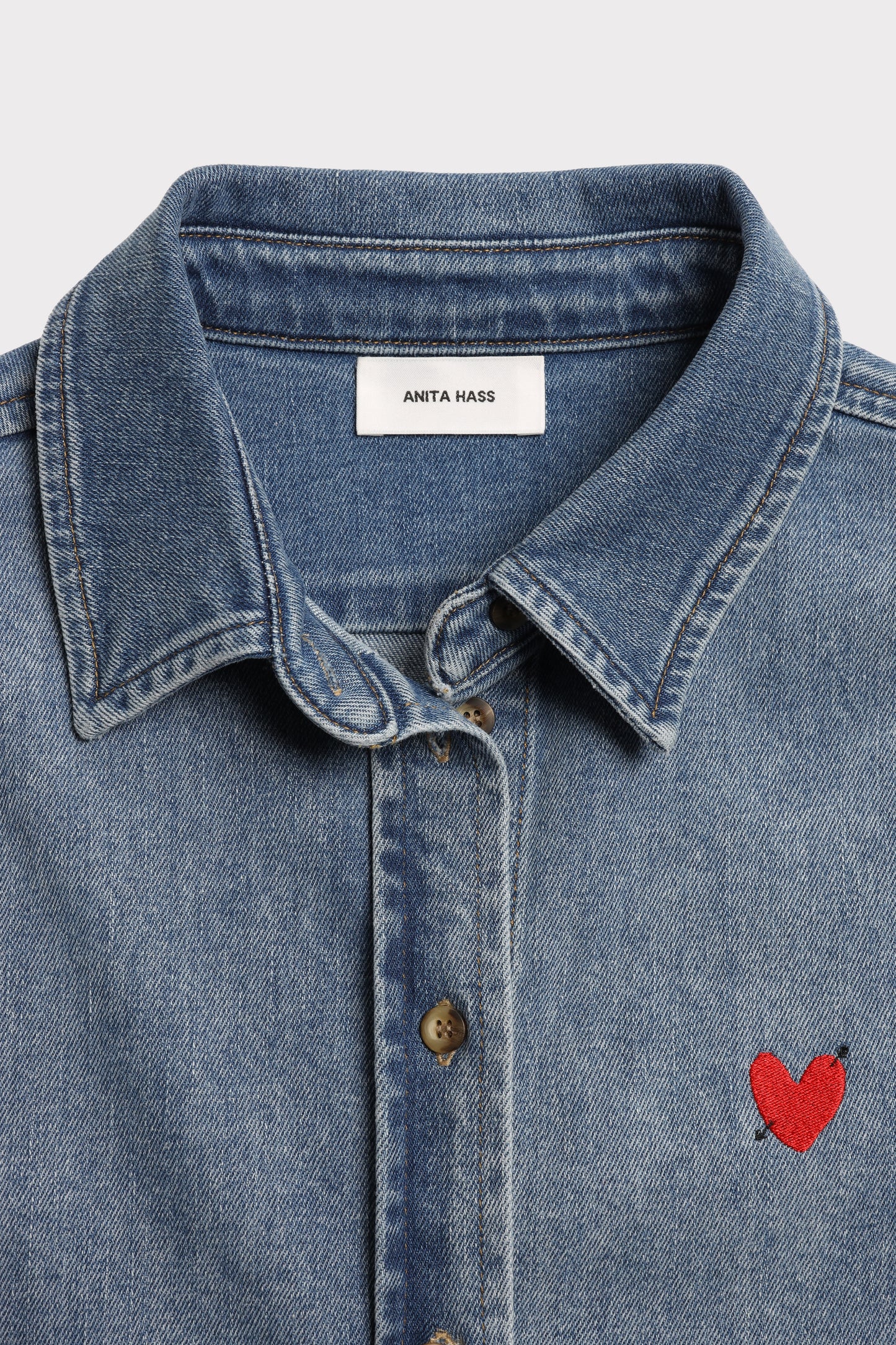 Jeansbluse Classic in Mid BlueAnita Hass - Anita Hass