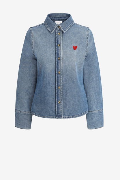Jeansbluse Classic in Mid BlueAnita Hass - Anita Hass
