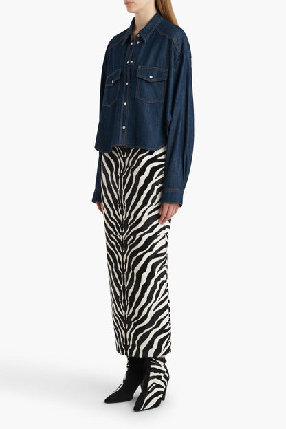 Grenon denim blouse in Benson