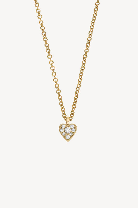 Coeur diamond necklace