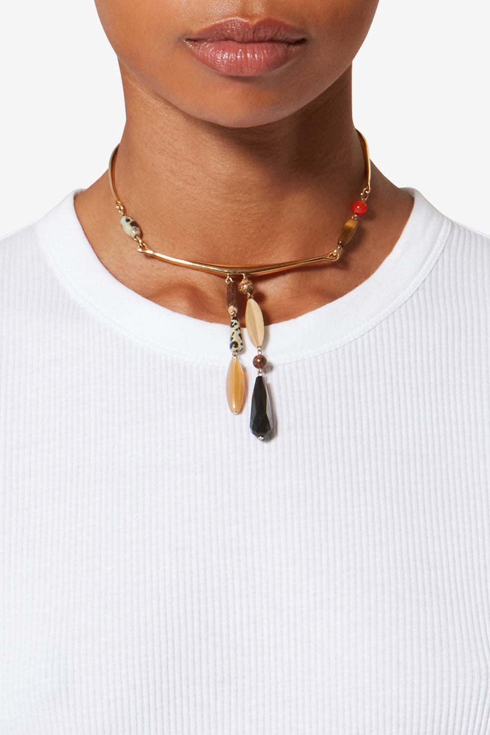 Mahi halsketting in Naturel