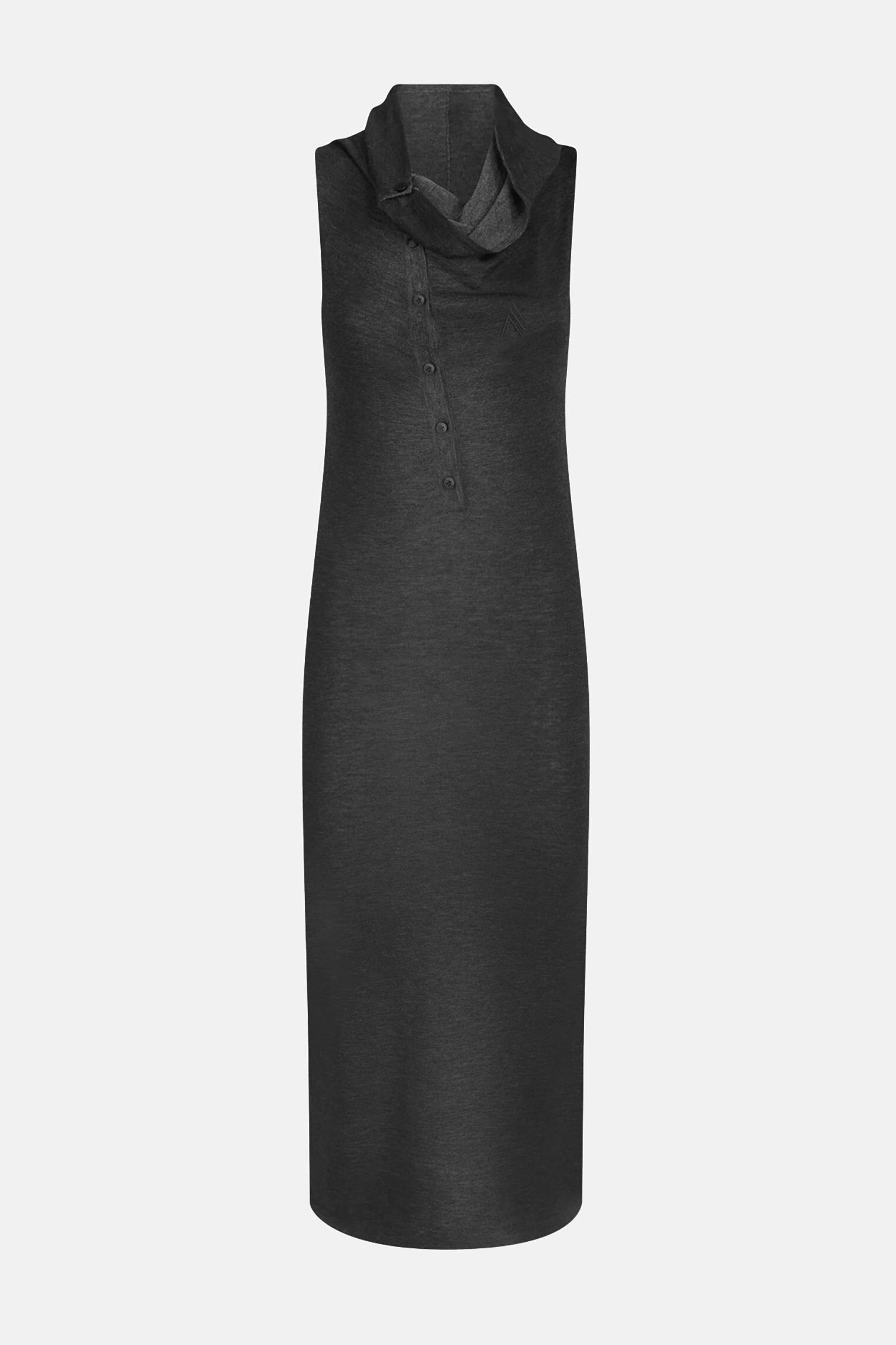 Kleid Button Neck in GreyThe Attico - Anita Hass